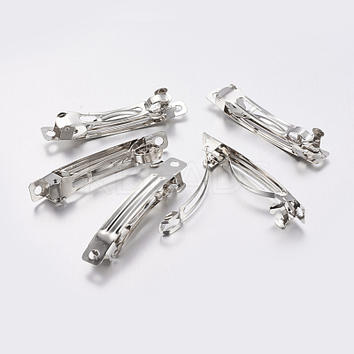 Iron Hair Barrette Findings X-IFIN-S289-78mm-1