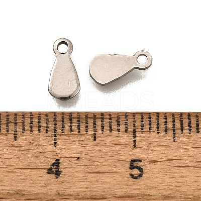304 Stainless Steel Stamping Blank Tag Charms STAS-F311-04P-03-1