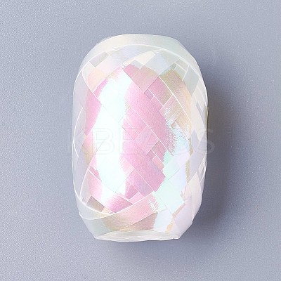 Single Face Laser Balloons Ribbon LS-SRIB-WH0003-D01-1