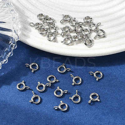 SHEGRACE Brass Spring Ring Clasps XGRPCN623-017P-1
