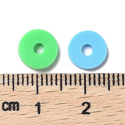 150G 15 Colors Handmade Polymer Clay Beads CLAY-JP0001-14-8mm-1