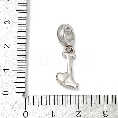Brass European Dangle Charms KK-Z097-01I-GP-1
