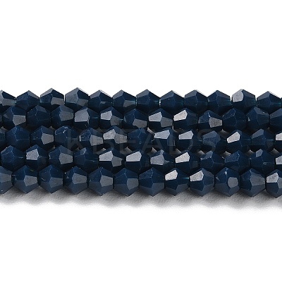 Opaque Solid Color Imitation Jade Glass Beads Strands LS-GLAA-F029-P4mm-09-1