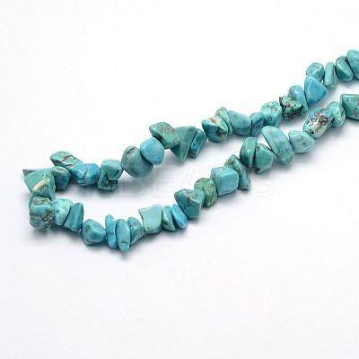 Synthetic Turquoise Beads Strands G-O049-B-43-1