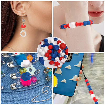 12 style Food Grade Eco-Friendly Silicone Beads SIL-FH0001-03-1