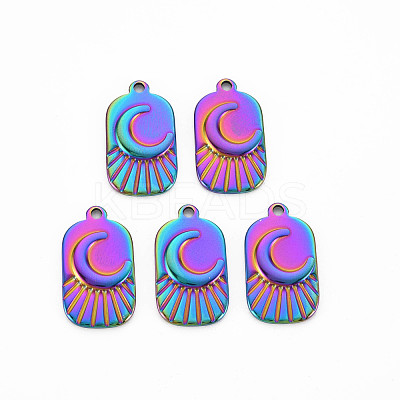 201 Stainless Steel Pendants STAS-S119-155M-1