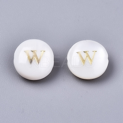 Natural Freshwater Shell Beads SHEL-S266-12W-1