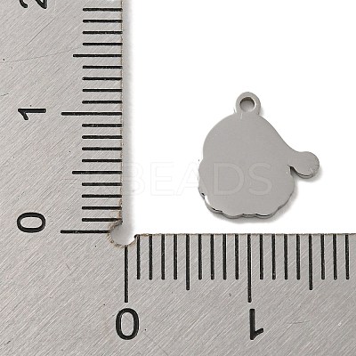 Real 14K Gold Plated 304 Stainless Steel Pendants STAS-Z093-08C-1