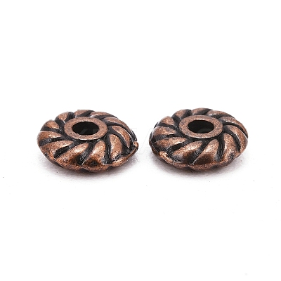 Tibetan Style Alloy Spacer Beads K0P9F061-1