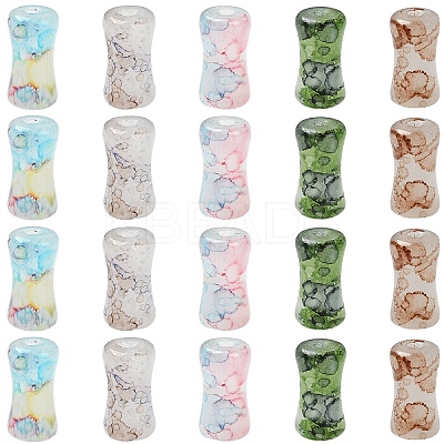 30Pcs Baking Varnish Glass Beads GLAA-YW0005-03A-1