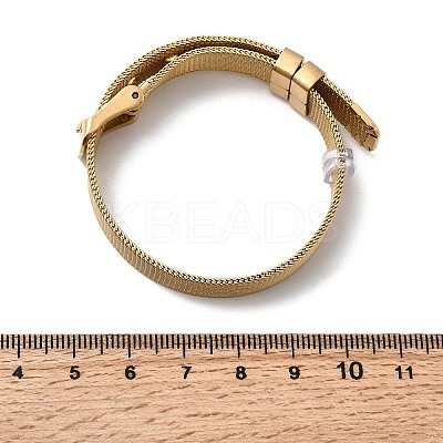 304 Stainless Steel Watch Band Bracelets BJEW-L714-01G-1