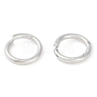 Brass Open Jump Rings KK-N254-45B-P-1