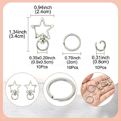 DIY Jewelry Making Findings Kits DIY-FS0008-12P-1