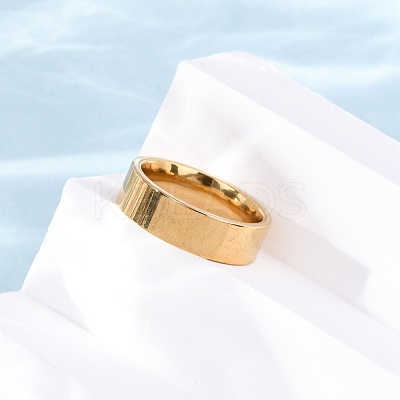 201 Stainless Steel Wide Band Finger Rings RJEW-K252-02C-G-1