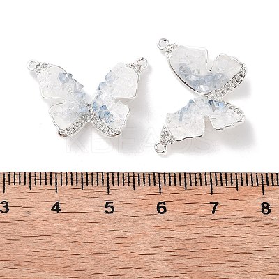 Brass Micro Pave Clear Cubic Zirconia Pendants KK-B102-14S-1