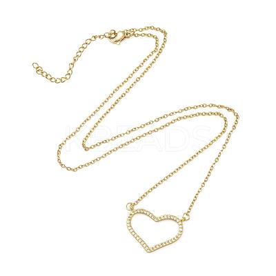 304 Stainless Steel Pendant Necklaces NJEW-E141-05-1