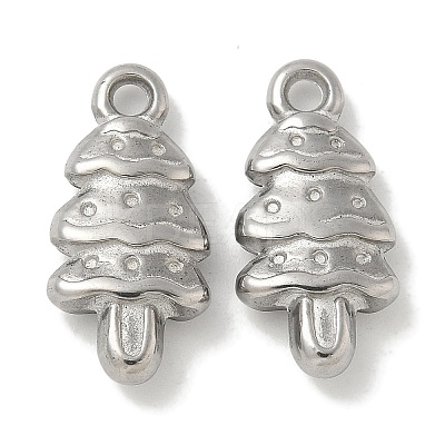 Anti-Tarnish 304 Stainless Steel Pendants STAS-Q334-10P-1