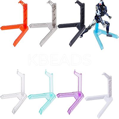 8 Sets 8 Style Plastic Model Toy Assembled Holder AJEW-FH0002-33-1