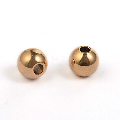 Ion Plating(IP) 304 Stainless Steel Spacer Beads X-STAS-M243-01-1