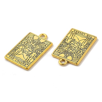 Rack Plating Alloy Pendants PALLOY-N163-180E-AG-1
