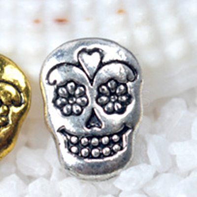 Halloween Theme Alloy Cabochons MRMJ-WH0060-60AS-1
