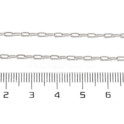 Non-Tarnish 304 Stainless Steel Paperclip Chain Necklace with Lobster Claw Clasps for Men Women NJEW-H205-03P-01-1