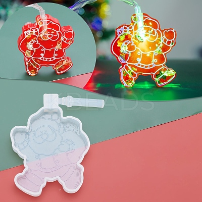 DIY Christmas Lights Silicone Statue Molds DIY-P028-07-1