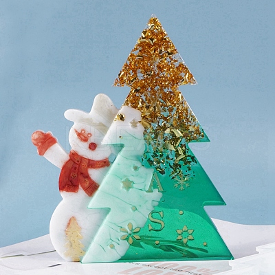 Christmas DIY Display Silicone Molds X-DIY-D049-07-1