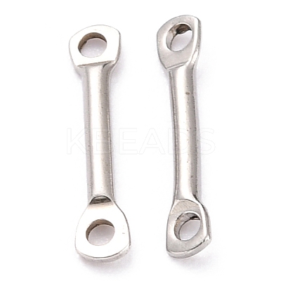 Tarnish Resistant 201 Stainless Steel Links Connectors STAS-B011-01C-P-1