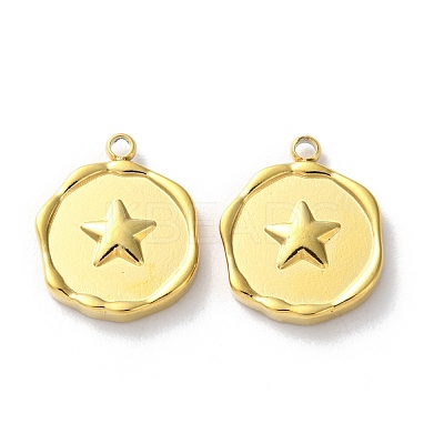 Ion Plating(IP) 304 Stainless Steel Pendants STAS-Z099-01G-02-1