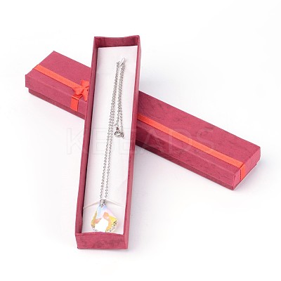 Valentines Day Presents Packages Jewelry Necklace Box With a Flower X-BC047-1