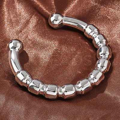 304 Stainless Steel Cuff Bangles BJEW-S161-01S-1