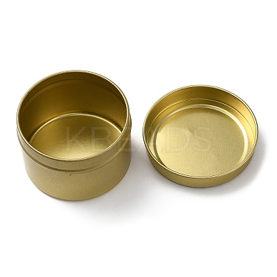 (Defective Closeout Sale: Scratched) Round Iron Tin Cans CON-XCP0002-26-1