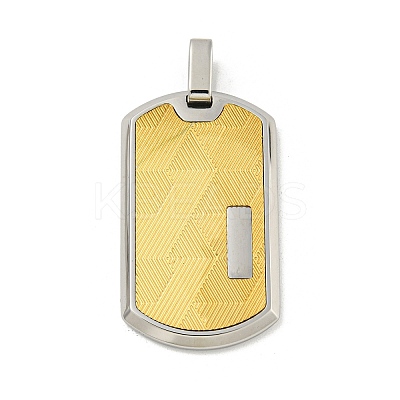 Ion Plating(IP) 304 Stainless Steel Pendants STAS-F307-15G-1