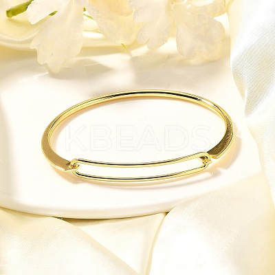 Brass Bangles LS-BJEW-K153-02G-1