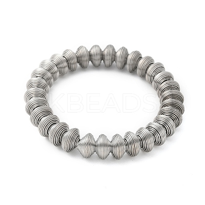 304 Stainless Steel Stretch Bangles for Women BJEW-P315-02D-P-1