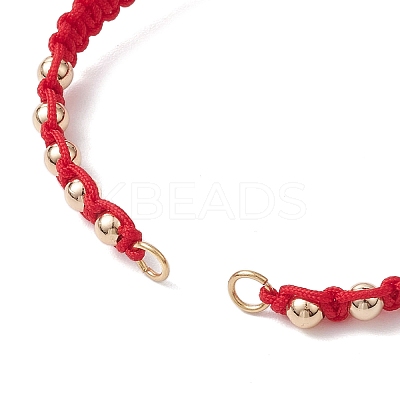 Polyester Braided Bead Bracelet Making AJEW-JB01250-1