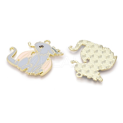 Alloy Enamel Pendants ENAM-A143-10KCG-04-1