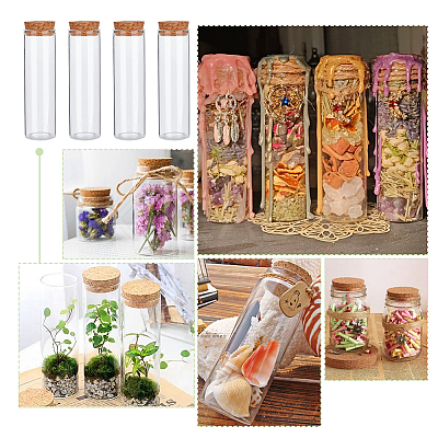 15Pcs Mini High Borosilicate Glass Bottle Bead Containers BOTT-OC0001-01-1