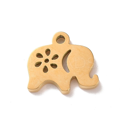 Ion Plating(IP) 304 Stainless Steel Charms STAS-L245-005G-1