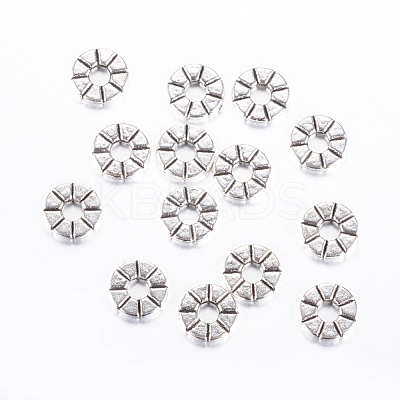 Tibetan Style Alloy Spacer Beads LF10461Y-1