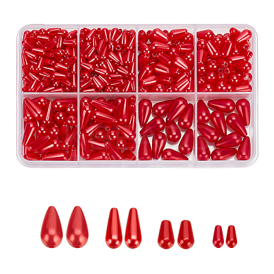 42G 3 Styles ABS Plastic Imitation Pearl Beads FIND-AR0006-05B-1