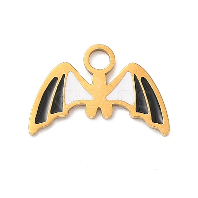 304 Stainless Steel Enamel Halloween Theme Pendants STAS-Z164-03G-04-1