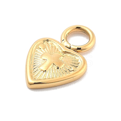Ion Plating(IP) 304 Stainless Steel Charms STAS-P379-35G-1