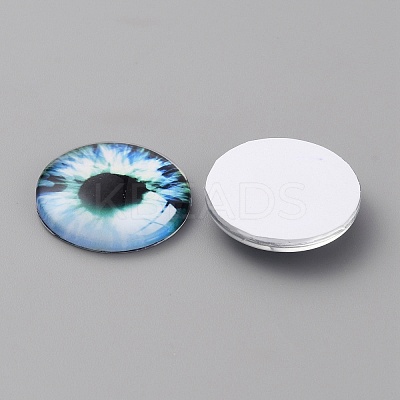 Glass Cabochons GLAA-WH0033-75G-10-1
