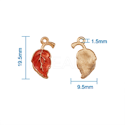 Alloy Enamel Pendants ENAM-TAC0001-01A-1
