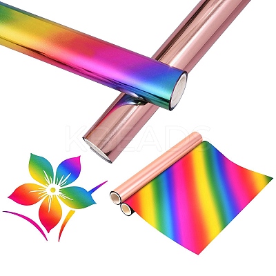 2 Rolls 2 Colors A4 Hot Stamping Foil Paper DIY-SZ0002-80-1