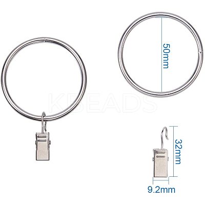 Iron Heavy Duty Curtain Clips IFIN-PH0006-03A-1