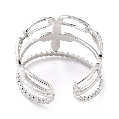 Non-Tarnish 304 Stainless Steel Finger Rings X-RJEW-L102-22P-1