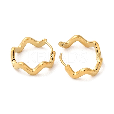 Brass Hoop Earrings EJEW-M261-01G-01-1-1